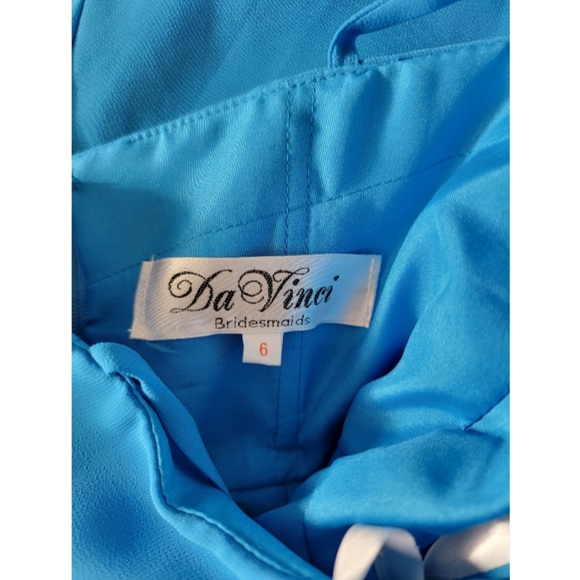 DaVinci Dress Women's Formal Gown Prom Wedding Graduation Size 6 Halter Top - Picture 7 of 13